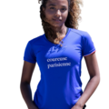 Running sur Lyon 9e Arrondissement : T-Shirt de Running Coureur du Dimanche La Parisienne Manches Courtes Femme, L