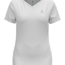 T-Shirt de Rando Odlo F-Dry Manches Courtes Col-V Femme, XS