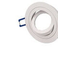 Luminaire sur Seyssins : VISION-EL Collerette orientable finition blanc ?92mm