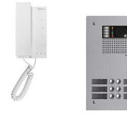 Kit interphone avec 5 combin&eacute;s GOLMAR Collectif