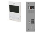 Kit visiophone collectif avec 3 &eacute;crans 1 rang&eacute;e GOLMAR G2+