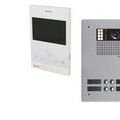 Kit visiophone collectif avec 4 &eacute;crans 2 rang&eacute;es GOLMAR G2+