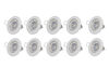 bis-electric Lot de 10 spot LED GU10 blanc 5W 3000K