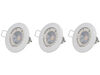 bis-electric Lot de 3 spot LED GU10 blanc 5W 3000K