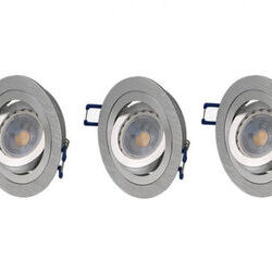 bis-electric Lot spot orientable argent 3000K