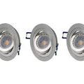 Luminaire sur Seyssins : bis-electric Lot spot orientable argent 3000K