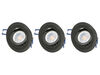 bis-electric Lot spot orientable noir 4000K