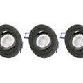 bis-electric Lot spot orientable noir 4000K