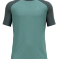 T-Shirt de Rando Odlo Ascent Performance Wool 125 Crew Manches Courtes Homme, L