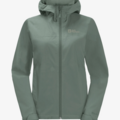 Randonn&eacute;e sur Lyon 9e Arrondissement : Veste Imperm&eacute;able Jack Wolfskin Elsberg 2.5L Femme, S