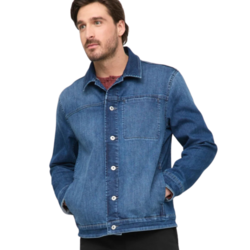 Veste Duer Tech Fleece Denim Homme, M
