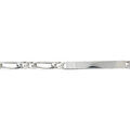 Gourmettes sur Artemare : Gourmette en argent maille figaro 1+2 largeur 4mm et longueur 18cm