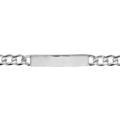 Gourmettes sur Artemare : Gourmette en argent maille Hawa&iuml; largeur 6mm et longueur 18cm