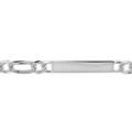 Gourmettes sur Artemare : Gourmette en argent maille Hawa&iuml; 1+3 largeur 7mm et longueur 20cm