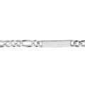 Gourmettes sur Artemare : Gourmette en argent maille Hawa&iuml; 1+3 largeur 8mm et longueur 21cm