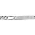 Gourmettes sur Artemare : Gourmette en argent maille figaro 1+3 largeur 7mm et longueur 20cm