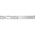 Gourmettes sur Artemare : Gourmette en argent maille figaro 1+2 largeur 6mm et longueur 18cm