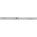 Gourmette en argent maille serr&eacute;e largeur 4mm et longueur 18cm Artemare