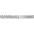 Gourmettes sur Artemare : Gourmette en argent maille serr&eacute;e largeur 6mm et longueur 18cm