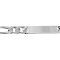 Gourmette en argent maille figaro 1+2 largeur 9mm et longueur 21cm Artemare