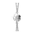 Parure de main en argent avec tr&egrave;fle &agrave; 4 feuilles au croisement 15 cm +2.5 cm de rallonge Artemare