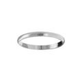 Alliances sur Artemare : Alliance demi-jonc en argent rhodi&eacute; 2mm