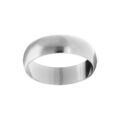 Alliances sur Artemare : Alliance demi-jonc en argent rhodi&eacute; 6mm