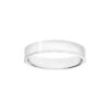 Alliance ruban en argent 4mm
