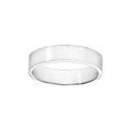 Alliance ruban en argent 5mm Artemare
