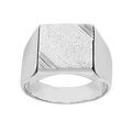 Chevali&egrave;res sur Artemare : Chevali&egrave;re en argent plateau carr&eacute; diamant&eacute; et stri&eacute; sur 2 angles