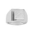 Chevali&egrave;res sur Artemare : Chevali&egrave;re en argent plateau carr&eacute; diamant&eacute; et stri&eacute; sur 2 bords cons&eacute;cutifs