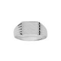 Chevali&egrave;res sur Artemare : Chevali&egrave;re en argent plateau carr&eacute; 8mm X 8mm et godrons sur les c&ocirc;t&eacute;s