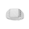 Chevali&egrave;res sur Artemare : Chevali&egrave;re en argent plateau rectangulaire et stri&eacute; sur les cot&eacute;s