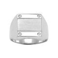 Chevali&egrave;re en argent plateau carr&eacute; 13mm X 13mm avec 4 vis dans les angles