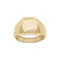 Chevali&egrave;res sur Artemare : Chevali&egrave;re en vermeil plateau tonneau 13mm X 10mm diamant&eacute; stri&eacute; sur 2 angles