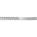 Gourmettes sur Artemare : Gourmette en argent maille serr&eacute;e largeur 5mm et longueur 18cm