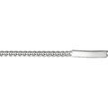 Gourmette pour enfant en argent maille serr&eacute;e largeur 3mm et longueur 14cm + 2cm de rallonge Artemare