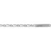 Gourmette pour enfant en argent maille figaro 1+1 largeur 3mm et longueur 14cm + 2cm de rallonge