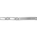 Gourmette en argent maille figaro 1+1 largeur 5mm et longueur 18cm Artemare