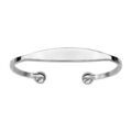 Bracelet jonc en argent esclave - moyen mod&egrave;le