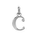 Pendentifs sur Artemare : Pendentif en argent lettre C en lettrine anglaise stylis&eacute;e