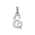 Pendentifs sur Artemare : Pendentif en argent lettre E en lettrine anglaise stylis&eacute;e