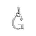 Pendentifs sur Artemare : Pendentif en argent lettre G en lettrine anglaise stylis&eacute;e