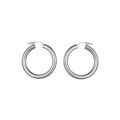 Boucles d'oreille sur Artemare : Cr&eacute;oles en Argent fil lisse en 4mm et diam&egrave;tre31mm
