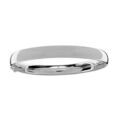 Bracelets sur Artemare : Bracelet jonc en argent lisse de 8mm et fermoir en 8 sur c&ocirc;t&eacute;