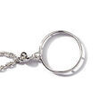 Porte-clef porte pi&egrave;ce en argent diam&egrave;tre 27,4mm Artemare