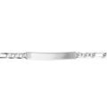 Gourmette pour b&eacute;b&eacute; en argent maille marine 1+2 longueur 12cm+2cm de rallonge Artemare