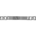 Gourmette en acier maille 1+3 largeur 7mm et longueur 21cm Artemare