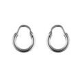 Boucles d'oreille sur Artemare : Cr&eacute;oles en Argent fil lisse diam&egrave;tre 11mm
