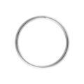 Bracelets sur Artemare : Bracelet jonc en argent massif largeur 3,8mm et diam&egrave;tre 57mm
